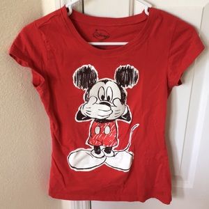 Red Mickey Mouse Shirt